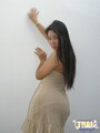 Rear view showing ladyboy ass